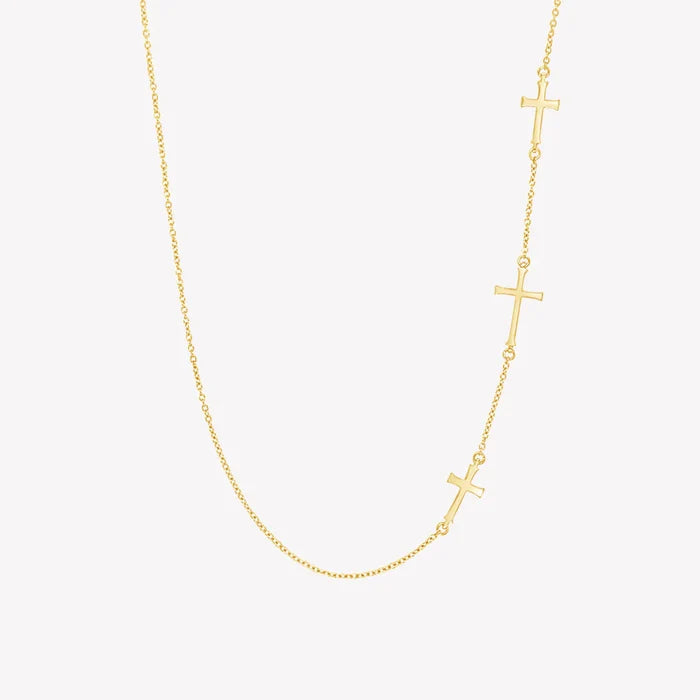 Calvary Cross Necklace- Gold