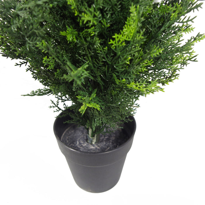 Cedar Cypress Topiary Tree Artificial 60cm Plant-2