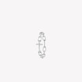 Chain Breaker Cross Ring-Silver