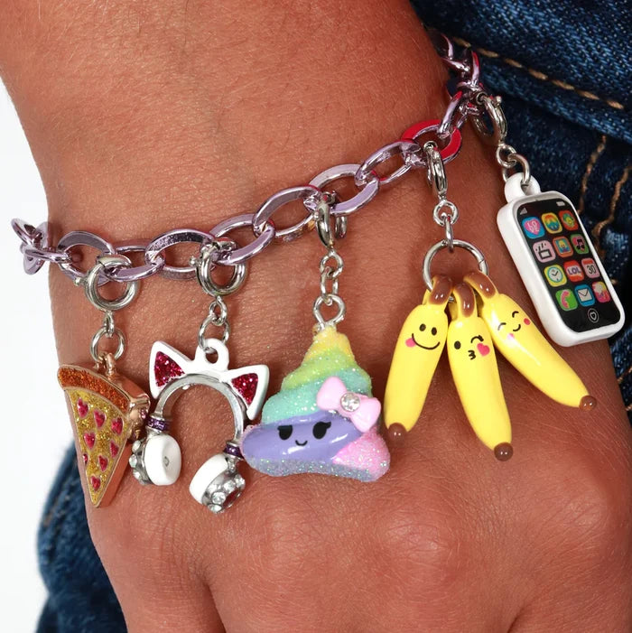 Charm It Purple Chain Bracelet