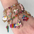 Charm It Rainbow Rhinestone Bracelet
