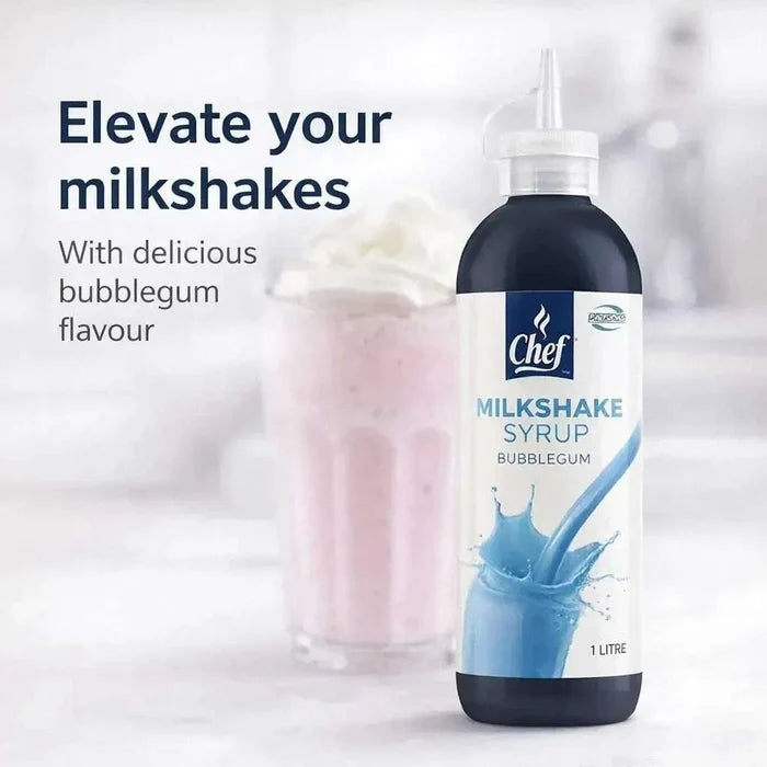Chef Pro Milkshake Syrup (Bubblegum) - 1 Litre Facebook Ad
