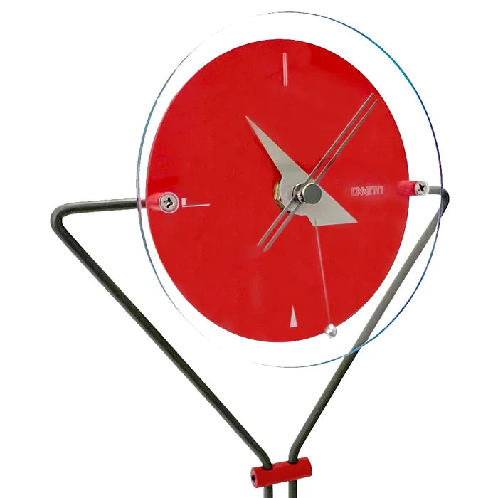 Cherry Red Martini Desk Clock