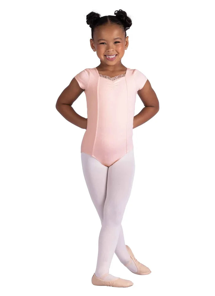Children’s Lainey Ruffle Cap Sleeve Leotard
