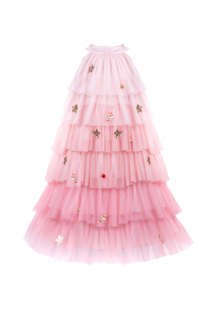 Christmas Tree Dress with Headpiece