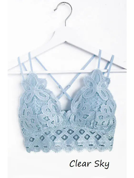 Clear Sky Lace Padded Bralette