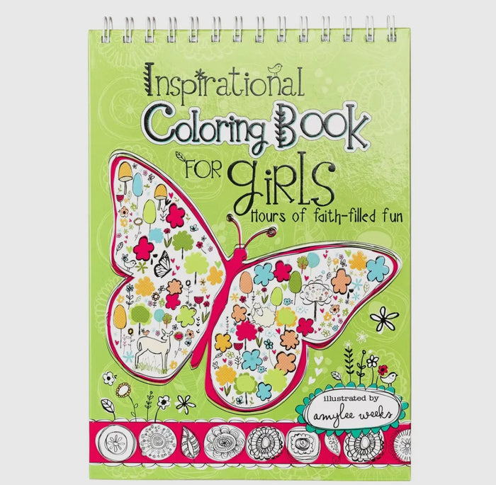 Coloring Book Favorite Bible Verses For Girls Wirebound