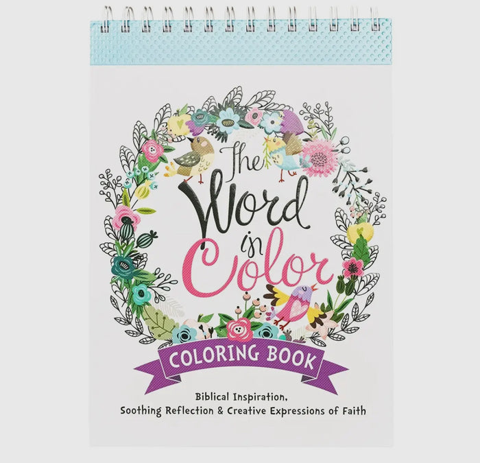 Coloring Book Wirebound the Word in Color