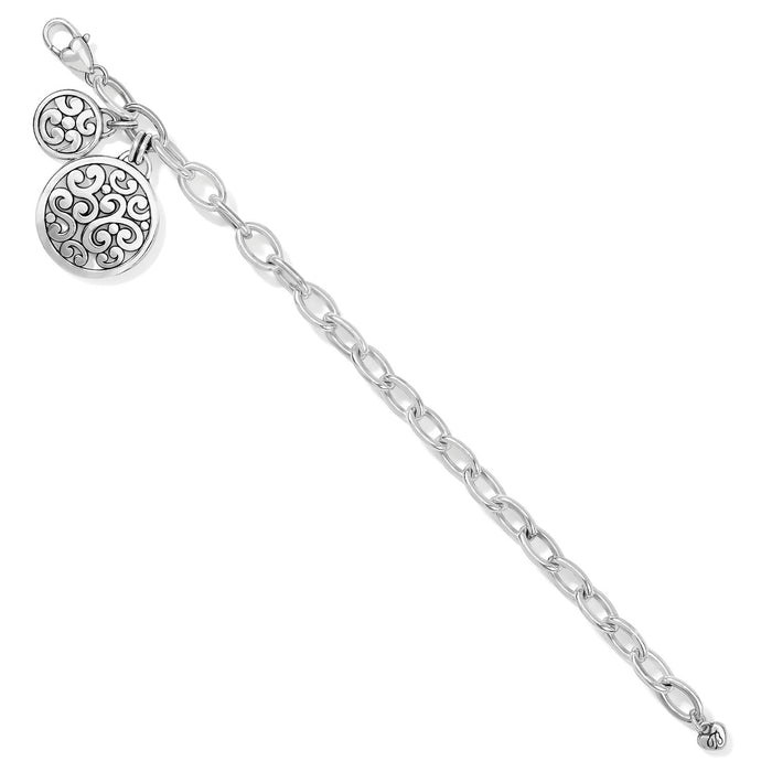 Contempo Medallion Link Bracelet - Silver