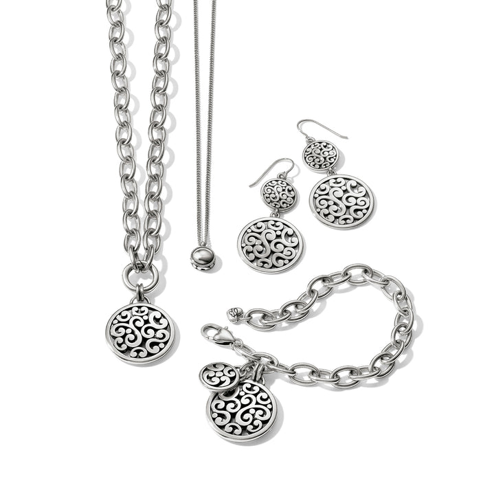 Contempo Medallion Link Bracelet - Silver