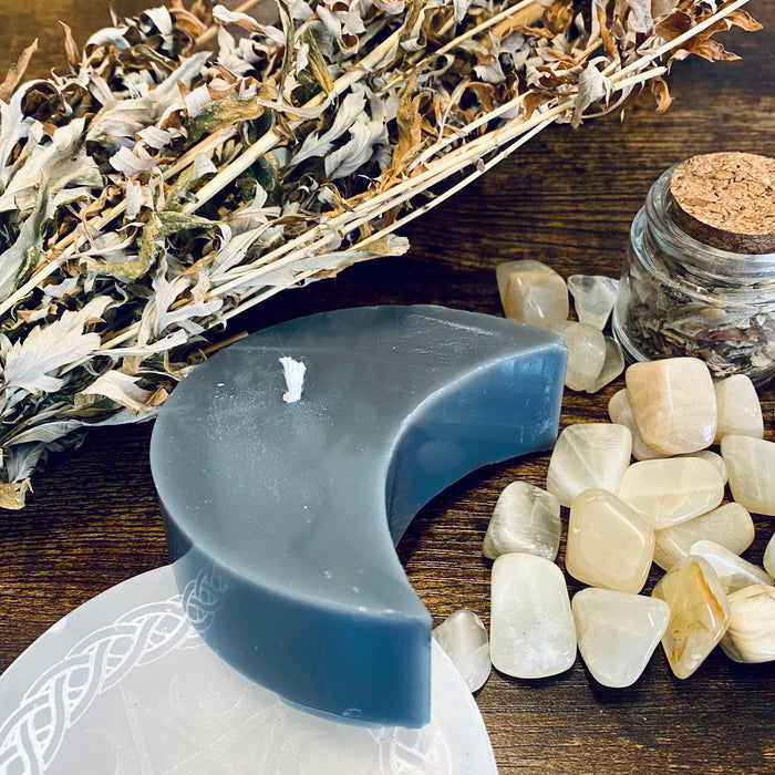 Crescent Moon Shaped Altar Candle