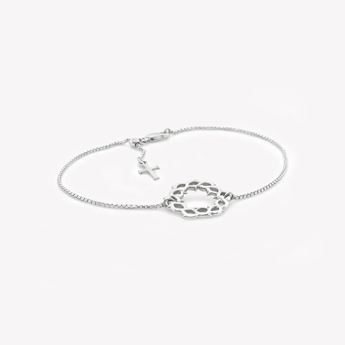 Crown of Thorns Bracelet-Silver
