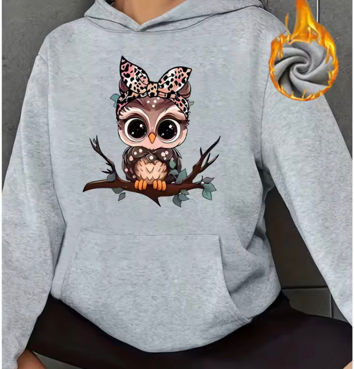 Cute Owl Hoody