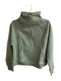 DANSKIN | 3/4Zip Pullover Top | Mint