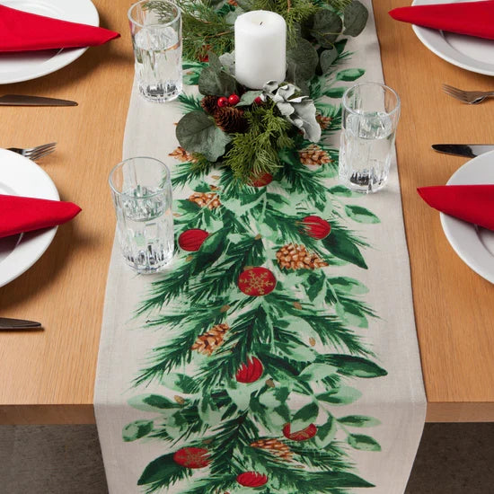 Deck The Halls Table Runner 72"