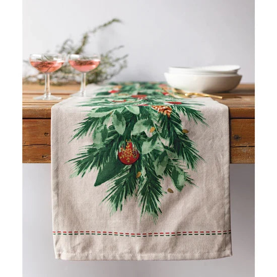 Deck The Halls Table Runner 72"