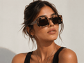DIFF Eyewear Indy Himalayan Tortoise Sunglasses