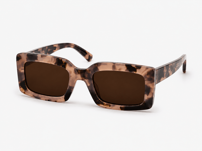 DIFF Eyewear Indy Himalayan Tortoise Sunglasses