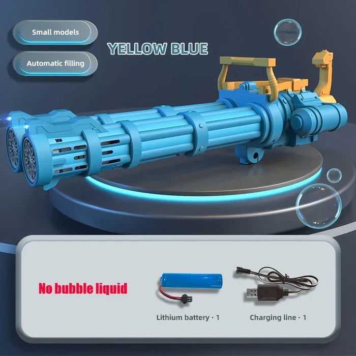 Double-Tube Rocket Bubble Gun