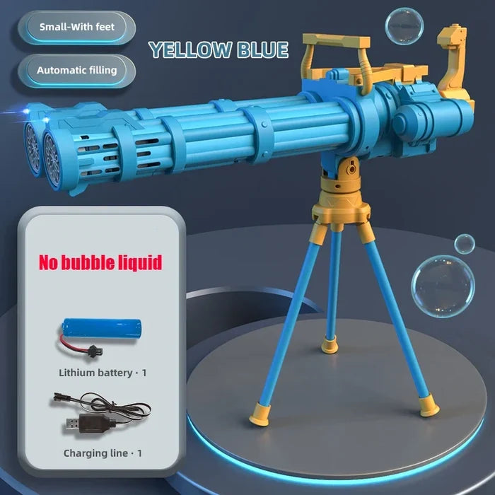 Double-Tube Rocket Bubble Gun
