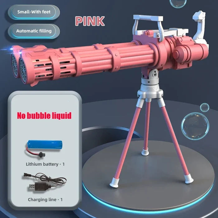 Double-Tube Rocket Bubble Gun