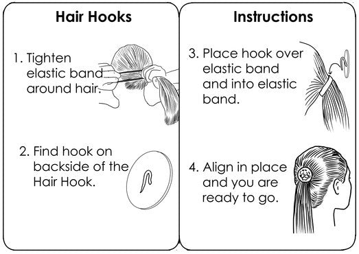 Hair Hook Dragon - Gold Ponytail Holder