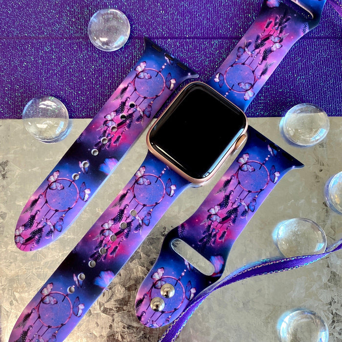 Dream Catcher Print Silicone Band For Apple Watch - Fancy Bands
