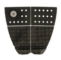 Octopus Dylan Graves II surf traction pad in black with arch bar
