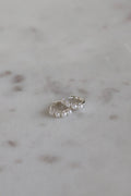 E1711S Silver Earrings-Mini Pearl Hoops