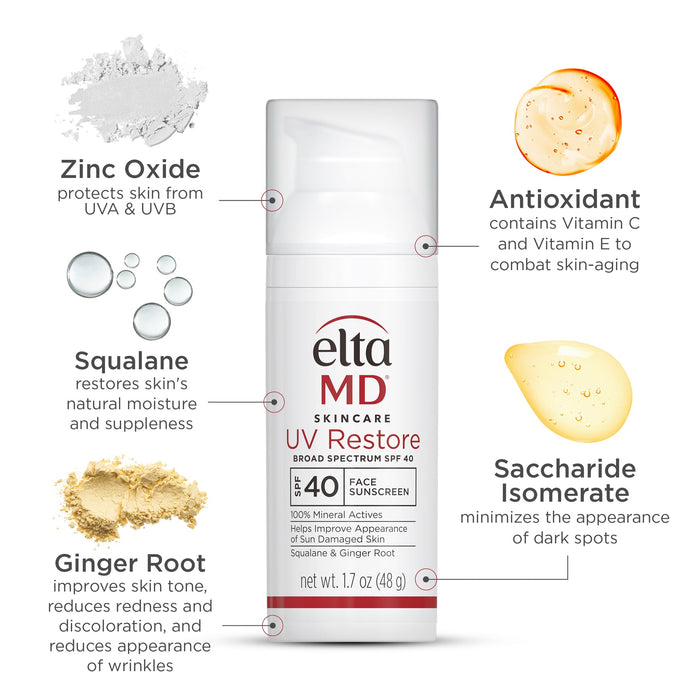 Elta MD sunscreen EltaMD UV Restore Untinted SPF40