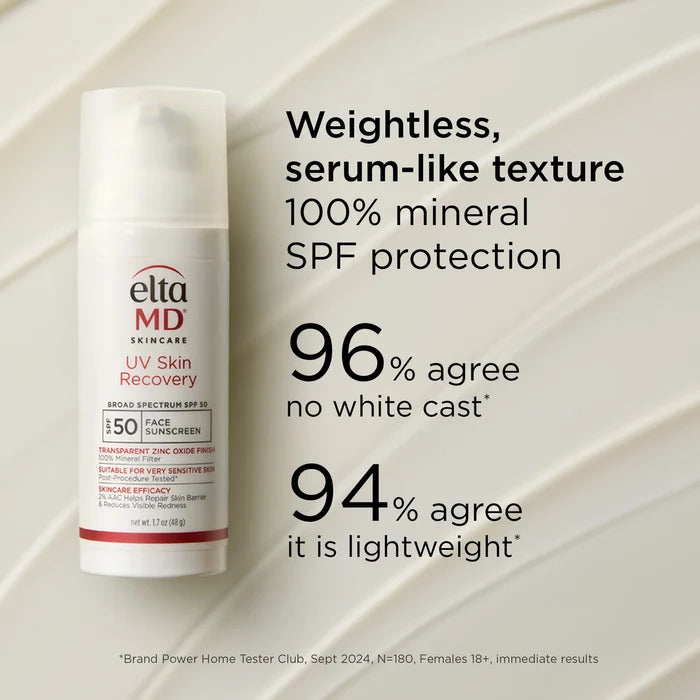 Elta MD sunscreen EltaMD UV Skin Recovery Broad Spectrum SPF 50 Face Sunscreen - Untinted