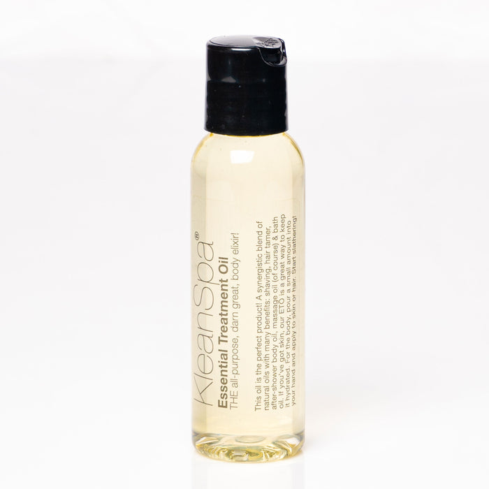 small bottle of seasonal body oil