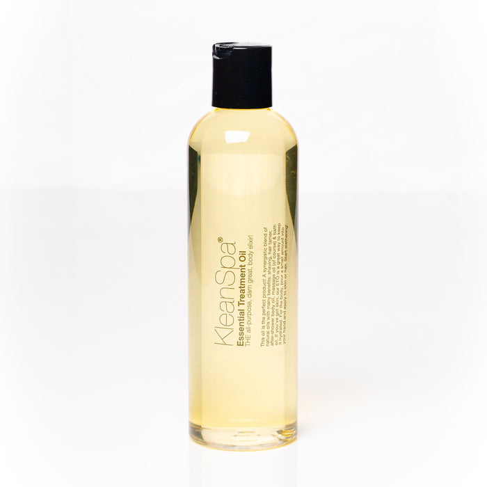 medium bottle of seasonal body oil