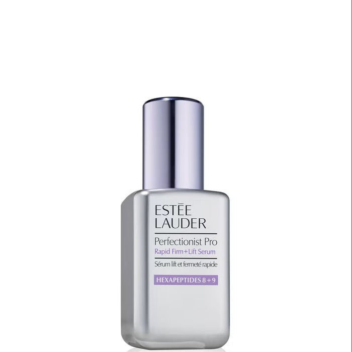 Estée Lauder Perfectionist Pro Rapid Firm and Lift Serum in a 50ml bottle, showcasing sleek packaging and clear labeling.