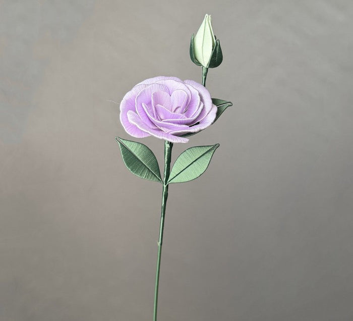 Eustoma Chanhua Vase Display Chanhua Materials Flowers DIY Kit - Include Detailed Video Tutorial