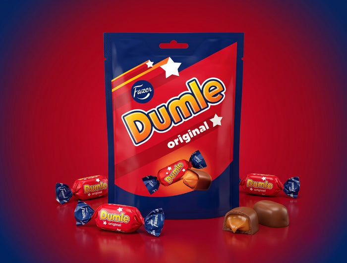 Fazer Dumle Fudge 200g (7.05 oz) – Finnish Milk Chocolate Covered Caramel Fudge
