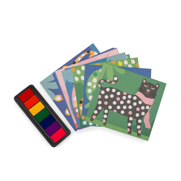 Finger Stamps - Les Toupitis - Content