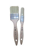 Flat Paint brush white bristle hair paint series 137C