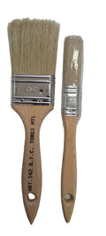Flat Paint brush white bristle hair paint series 142C