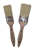 Flat Paint brush white bristle hair paint series 144C