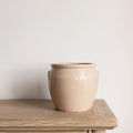 French Replica Cream Glazed Confit Crock Pot - Magnolia Lane co. Home + Garden + Gift