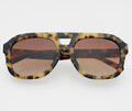 Freyers Voyager Acetate Oversized Aviator Sumglasses - Milky Tortoise