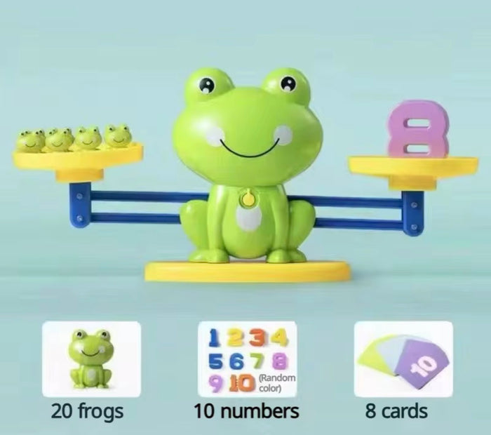 Frog Math Balance Scale