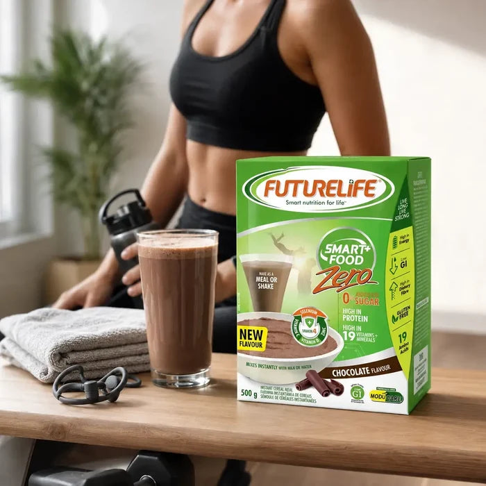 Futurelife Zero Chocolate 500g shake prepared after an adult workout