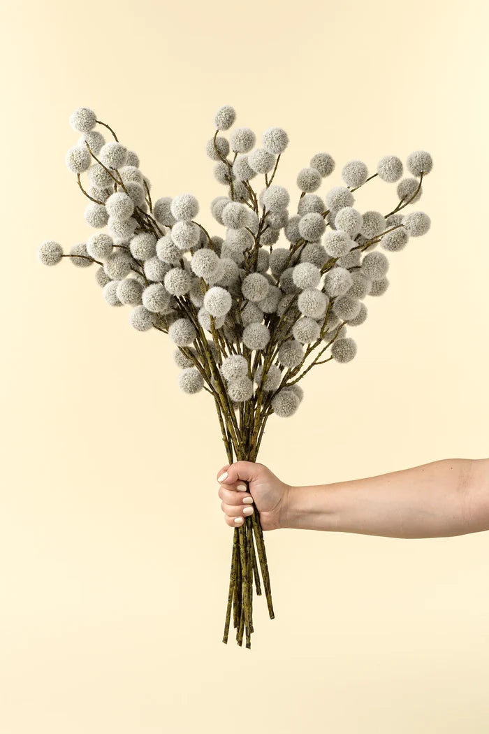 Fuzzy Pom Pom Spray - Magnolia Lane co. Home + Garden + Gift