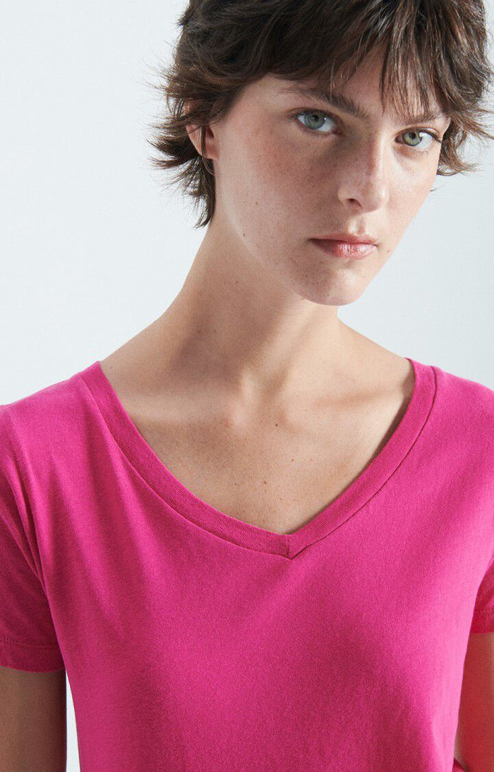 GAMIPY V NECK SHORT SLEEVE T SHIRT Gami02D| Pitaya - Darling & Domain
