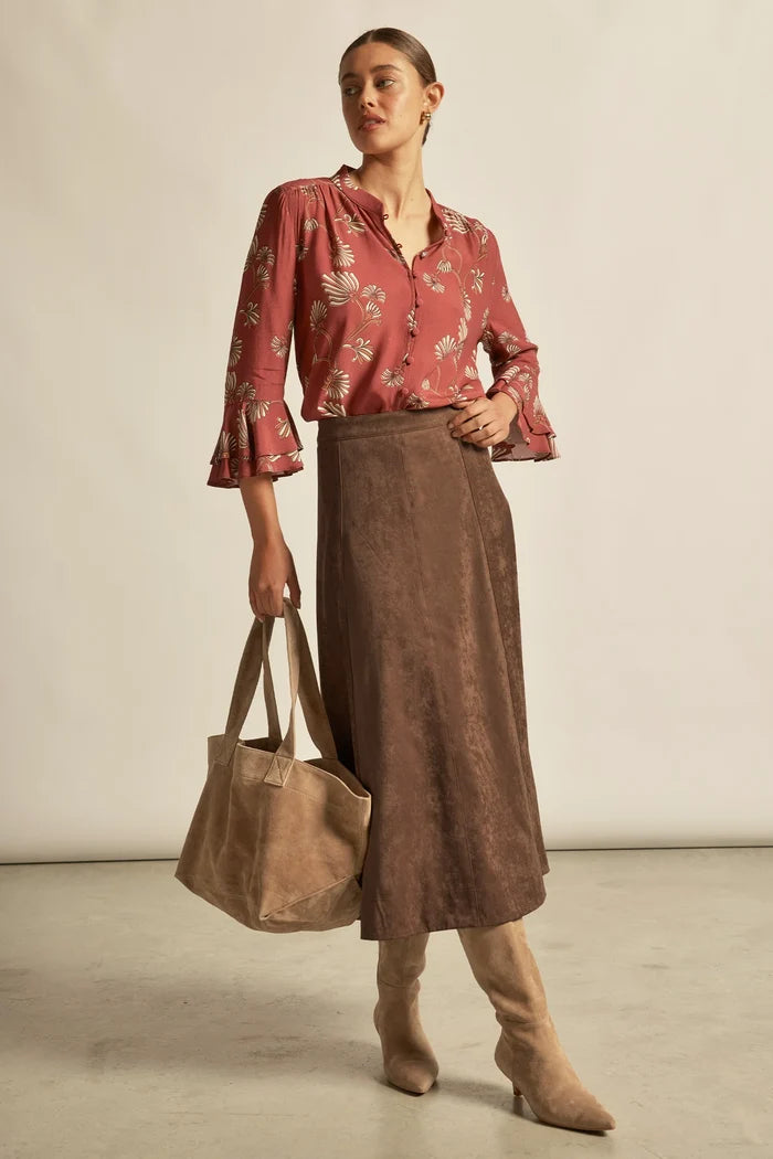 GAZE TOP in Berry Nouveau from Zoe Kratzmann