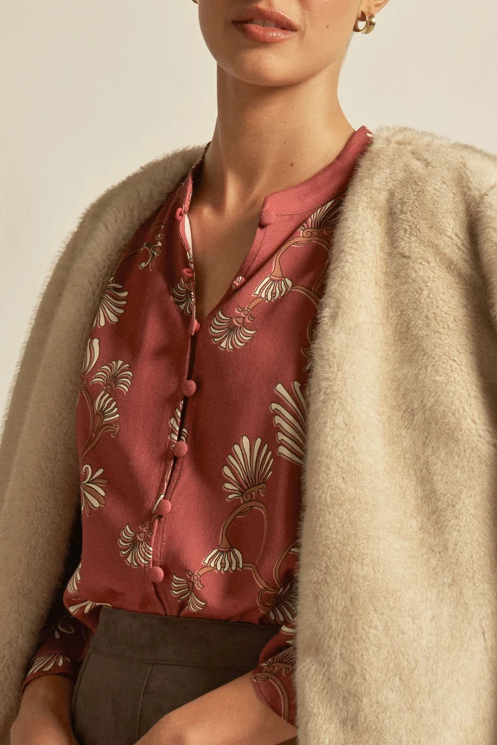GAZE TOP in Berry Nouveau from Zoe Kratzmann