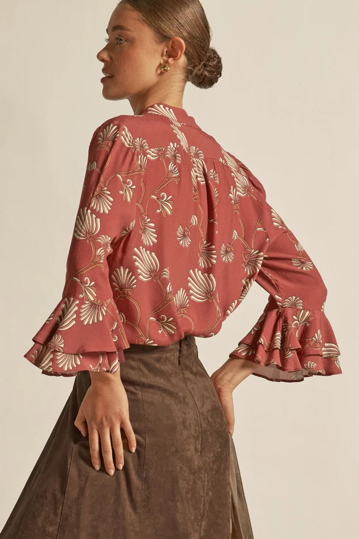 GAZE TOP in Berry Nouveau from Zoe Kratzmann