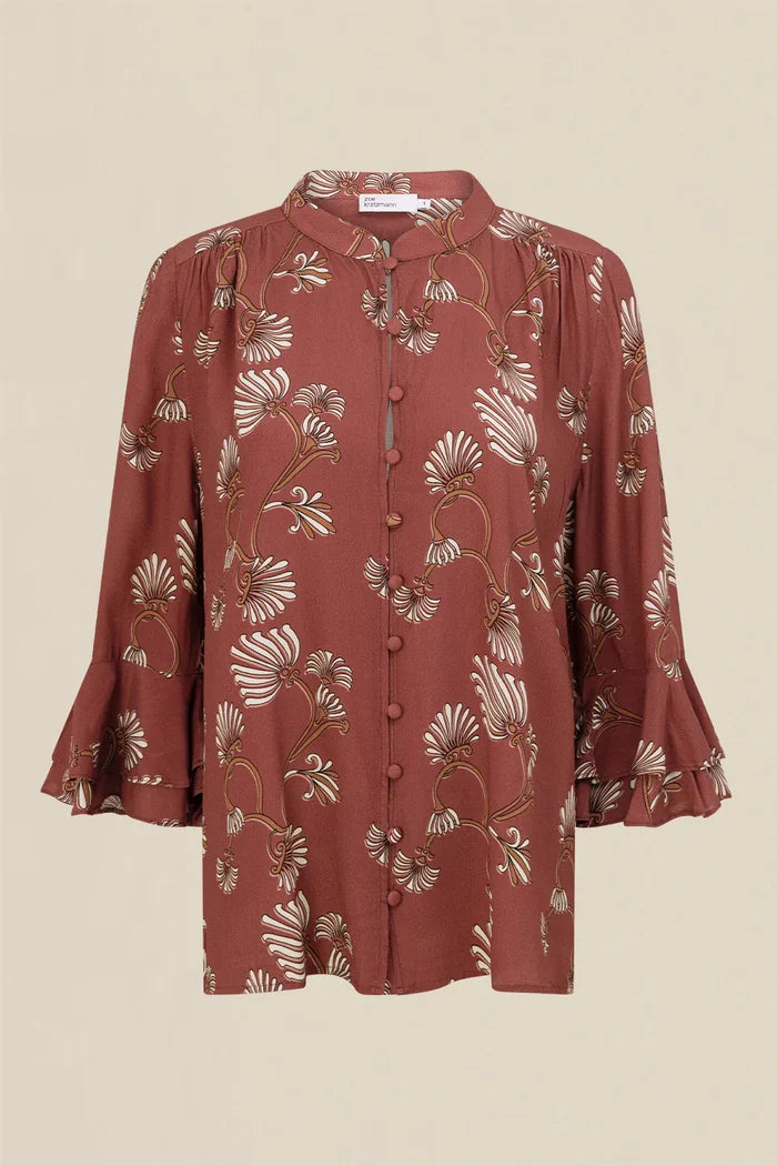 GAZE TOP in Berry Nouveau from Zoe Kratzmann